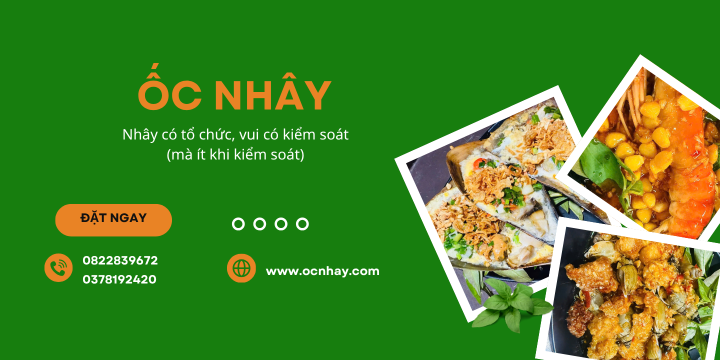 QUÁN ỐC NGON THỦ ĐỨC |  ỐC NHÂY THỦ ĐỨC