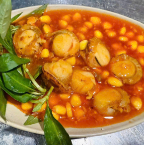 Còi sò điệp xào bơ cay 