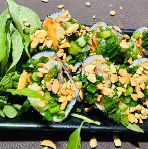 Sò lông nướng mỡ hành 